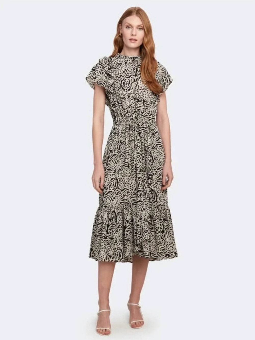 Munthe Womens Ernie Flounce Dress